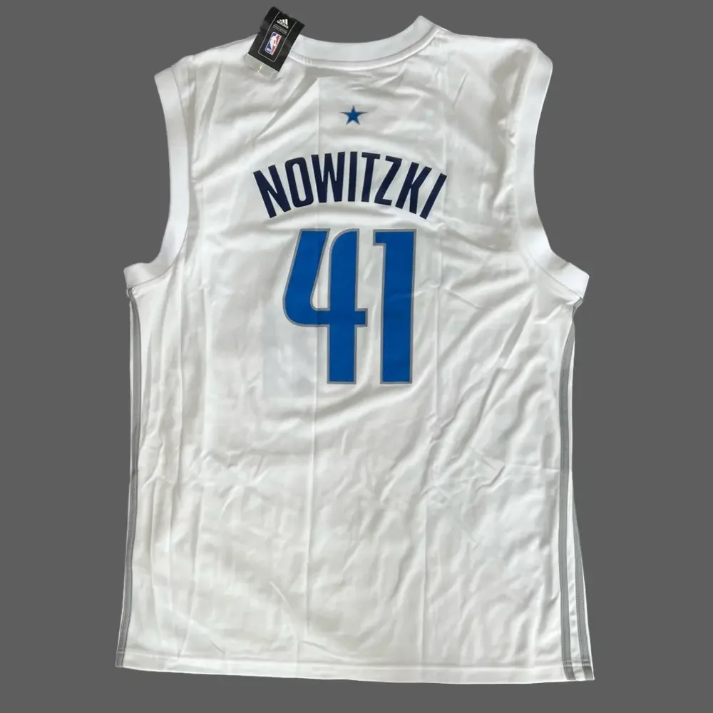 Dirk Nowitzki Dallas Mavericks New (NWT) Adidas Basketball Jersey